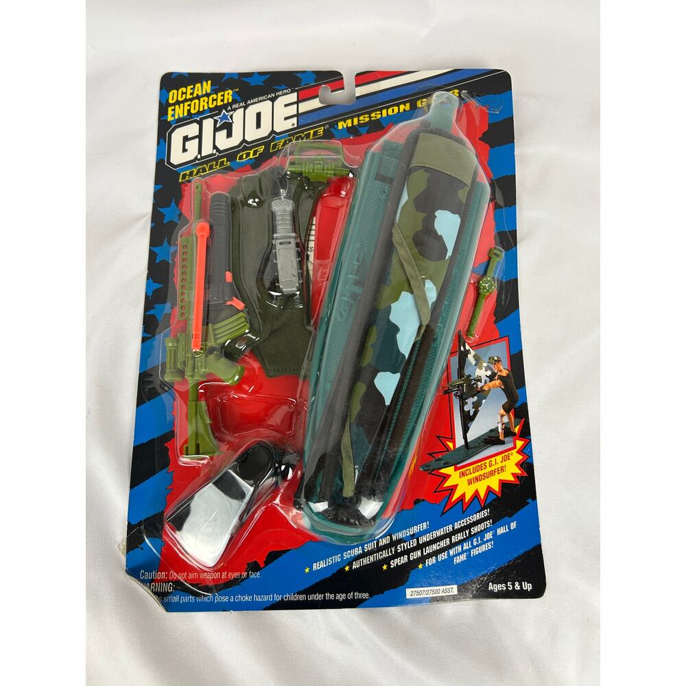 GI Joe Hall of Fame Ocean Enforcer Mission Gear Carded Accessory Pack
